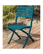 2 zusammenklappbare Gartenstühle Marius Duck - 46x41x82 cm