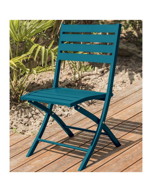 2 zusammenklappbare Gartenstühle Marius Duck - 46x41x82 cm