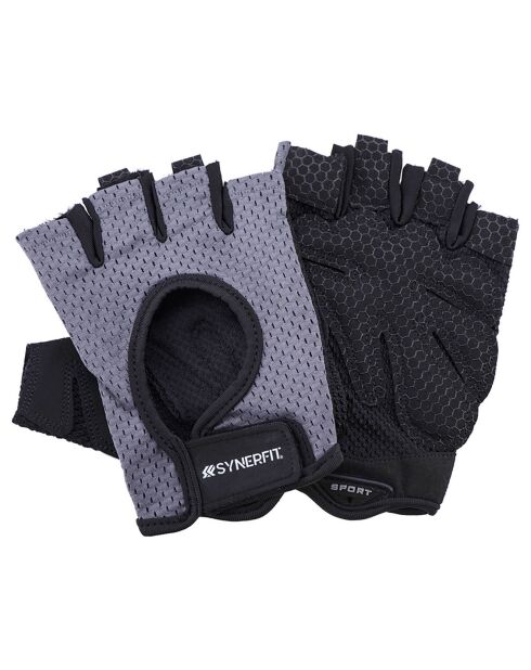 Gants de fitness respirants et anti-dérapants - Taille L gris