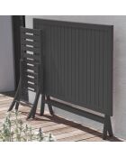Marius opvouwbare tuintafel antracietgrijs - 140x80x73 cm