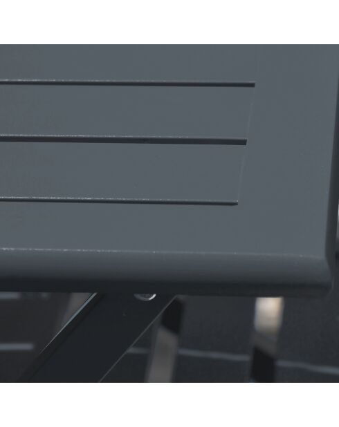 Marius opvouwbare tuintafel antracietgrijs - 140x80x73 cm