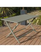 Marius opvouwbare tuintafel kakigroen - 140x80x73 cm