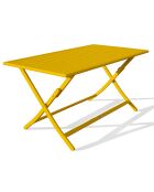 Klappbarer Gartentisch Marius Mustard - 140x80x73 cm