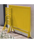 Klappbarer Gartentisch Marius Mustard - 140x80x73 cm