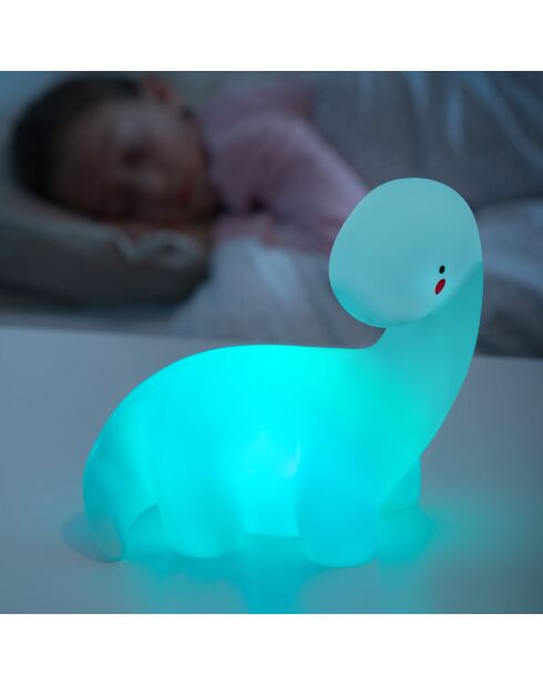 Weißes Lightosaurus Dinosaurus LED-Licht