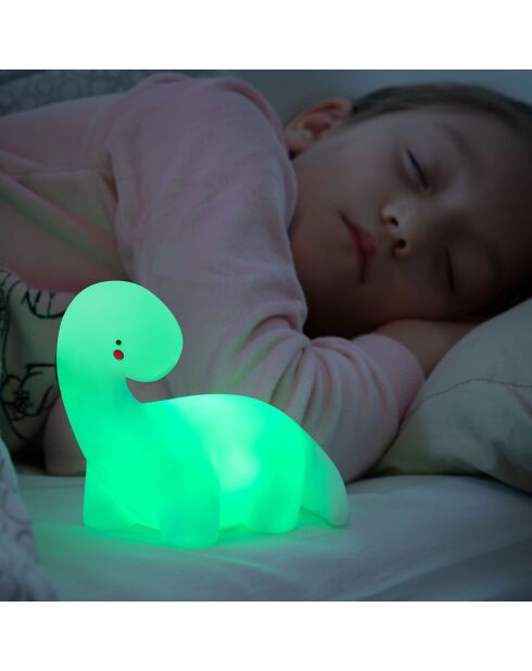 Weißes Lightosaurus Dinosaurus LED-Licht