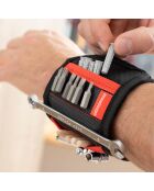 Bracelet magnétique pour le bricolage WrisTool noir