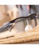 Lunettes loupe avec LED Glassoint noir/transparent