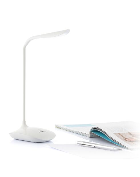 Lampe LED de table rechargeable tactile Lum 2Go blanche