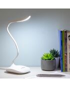 Lampe LED de table rechargeable tactile Lum 2Go blanche