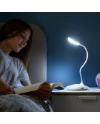 Lampe LED de table rechargeable tactile Lum 2Go blanche