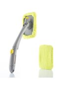 Lave-vitre avec spray 2-en-1 Klinshil jaune/gris