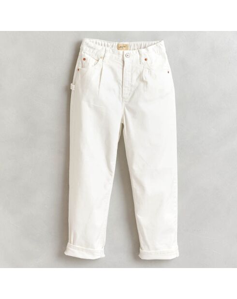 Pantalon boyfriend Pixy blanc