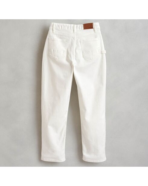 Pantalon boyfriend Pixy blanc