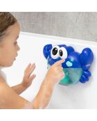 Crabe musical avec bulles de savon pour le bain Crabbly bleu