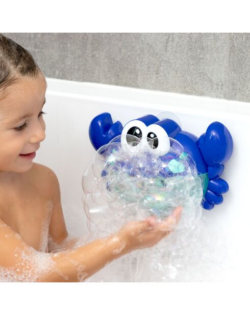 Crabe musical avec bulles de savon pour le bain Crabbly bleu