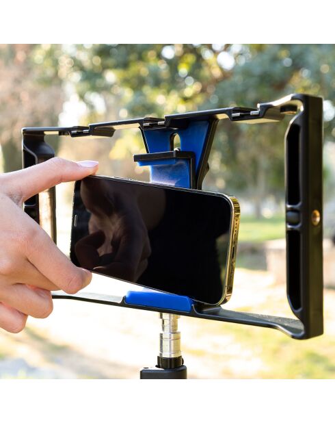 Support pour smartphone avec stabilisateur manuel Stafect noir