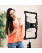 Support pour smartphone avec stabilisateur manuel Stafect noir