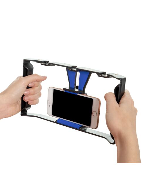 Support pour smartphone avec stabilisateur manuel Stafect noir