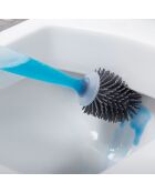 Brosse WC avec distributeur de savon Bruilet grise