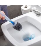 Brosse WC avec distributeur de savon Bruilet grise