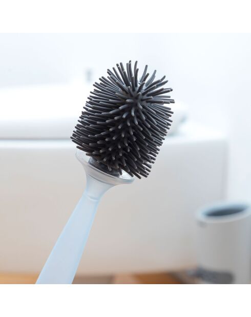 Brosse WC avec distributeur de savon Bruilet grise