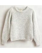 Pull Alino en Coton, alpaga et laine mélangés gris