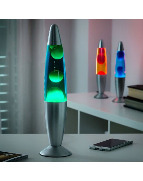 Rote Magma-Lavalampe