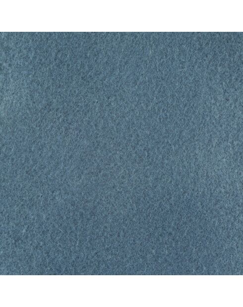 Couverture à manche individuelle avec poche centrale Faboulazy bleue - 130x170 cm