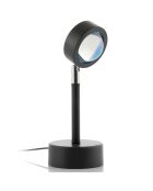 Lampe projecteur coucher de soleil Sulam noire