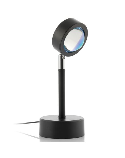 Lampe projecteur coucher de soleil Sulam noire