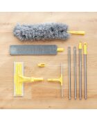 Kit de nettoyage 4 en 1 Clese jaune/gris