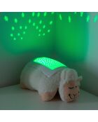 Peluche projecteur LED d'étoiles mouton blanche