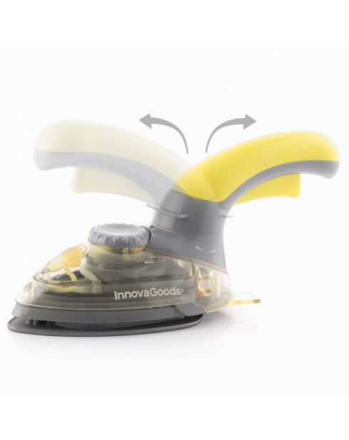 Mini Fer à vapeur 2 en 1 Velyron 800W jaune