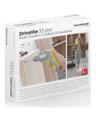 Tournevis électrique sans fil multifonctions avec accessoires Drivelite - 33 pièces