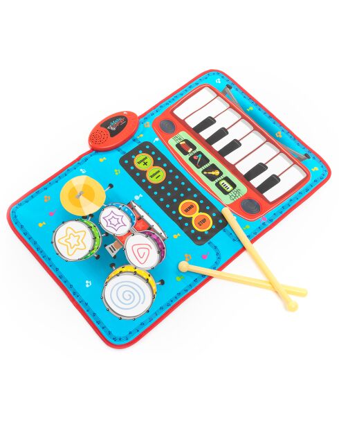 Tapis musical 2 en 1 Beats'n'Tunes bleu - 3 ans et +