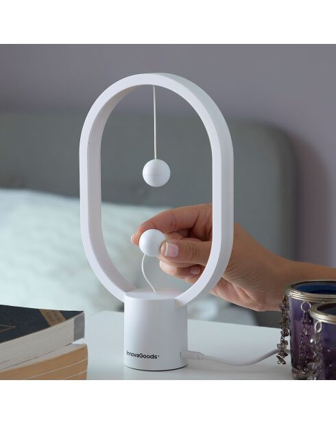 Lampe d'équilibre avec interrupteur magnétique Magilum blanche