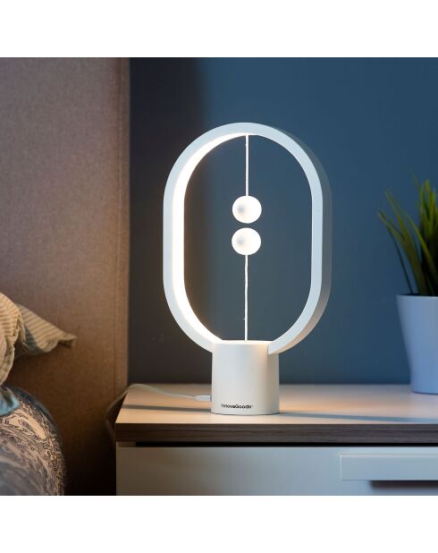 Lampe d'équilibre avec interrupteur magnétique Magilum blanche