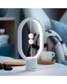 Lampe d'équilibre avec interrupteur magnétique Magilum blanche