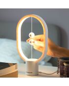 Lampe d'équilibre avec interrupteur magnétique Magilum blanche