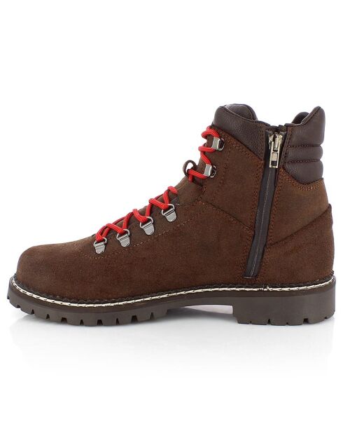 Boots en Cuir Oscar marron
