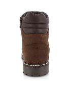 Boots en Cuir Oscar marron