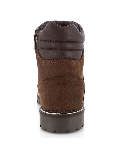 Boots en Cuir Oscar marron