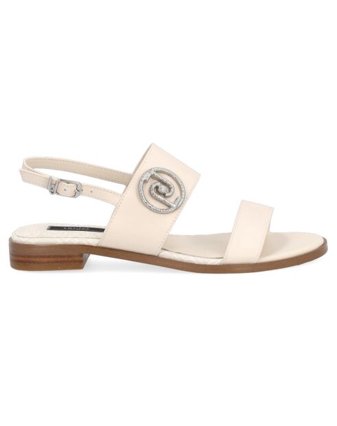 Sandales en Cuir Erina blanches
