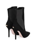 Bottines en Cuir Marya noires - Hauteur Talon 10.5 cm