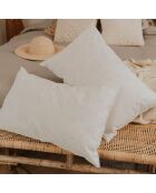 2 Oreillers Natura à Duvet & Plumes blancs - 45x70 cm
