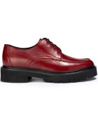 Derbies en Cuir Elyna rouille