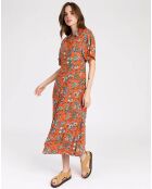 Robe Moby gaby coquelicot