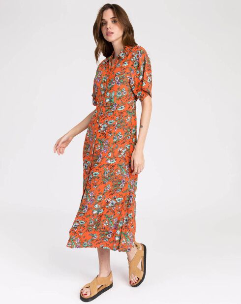 Robe Moby gaby coquelicot