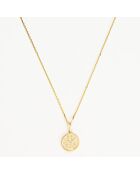 Astro Lisse Gemini Anhänger aus Gelbgold